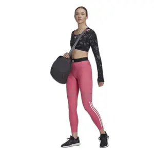 Sujetador de entrenamiento de sujeción media para mujer adidas Powerreact Hyperglam image-5
