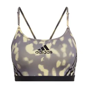 Sujetador de entrenamiento estampado ligero para mujer adidas Aeroreact Hyperglam image-0