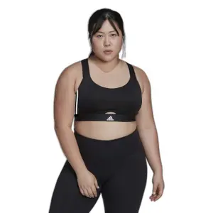 Sujetador de sujeción media para mujer adidas Powerreact Training Hyperglam GT image-2