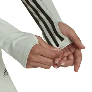 Women's 3-stripes long-sleeved short jersey adidas Hyperglam image-5