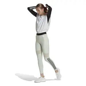 Women's 7/8 printed legging with 3 stripes adidas Hyperglam image-3