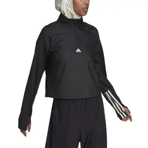 Women's 3-stripes long-sleeved jersey adidas Hyperglam image-2