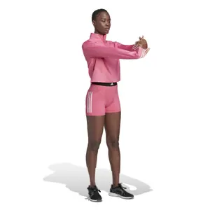 Women's 3-stripes long-sleeved jersey adidas Hyperglam image-4