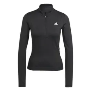 3/4-Langarm-Trainingsshirt mit Reißverschluss, Damen adidas Hyperglam image-0