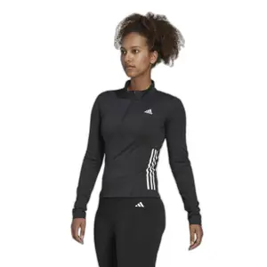 3/4-Langarm-Trainingsshirt mit Reißverschluss, Damen adidas Hyperglam image-1
