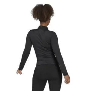 3/4-Langarm-Trainingsshirt mit Reißverschluss, Damen adidas Hyperglam image-2