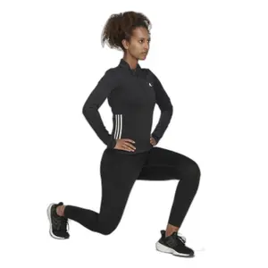 3/4-Langarm-Trainingsshirt mit Reißverschluss, Damen adidas Hyperglam image-3
