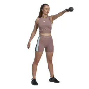 Pantalones cortos de entrenamiento para mujer adidas Hyperglam Techfit image-5