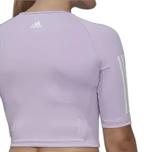 Maillot corto de entrenamiento para mujer adidas Hyperglam image-4