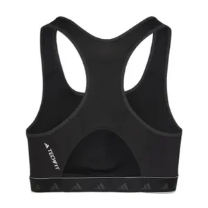 Sujetador de entrenamiento de sujeción media para mujer adidas Hyperglam Powerreact Techfit GT image-1