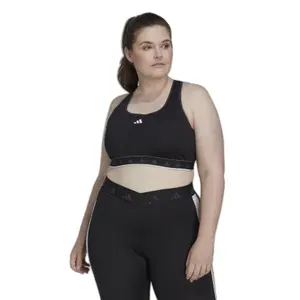 Sujetador de entrenamiento de sujeción media para mujer adidas Hyperglam Powerreact Techfit GT image-2