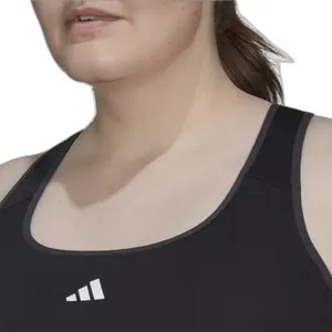 Sujetador de entrenamiento de sujeción media para mujer adidas Hyperglam Powerreact Techfit GT image-4