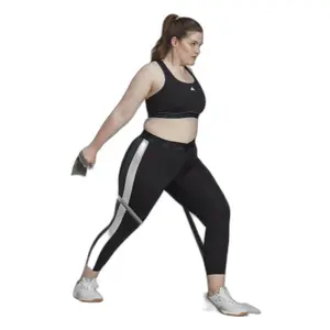 Sujetador de entrenamiento de sujeción media para mujer adidas Hyperglam Powerreact Techfit GT image-6