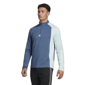3/4 zip long-sleeved training jersey adidas Colourblock image-1