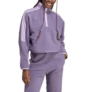 Pile donna con 1/2 zip adidas Tiro image-3