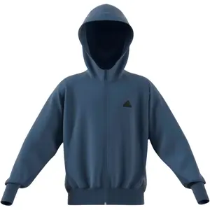 Giacca con cappuccio con zip per bambini adidas image-0