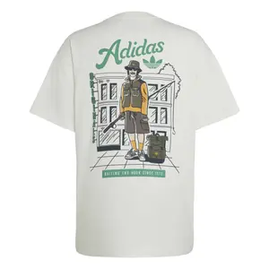T-shirt oversize adidas Originals City Fisher Graphic image-1