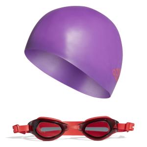 Kit di cuffie e occhiali da bagno per bambini adidas image-0