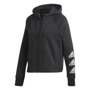Sweat à capuche femme adidas Stacked Logo Full-Zip Fleece image-0
