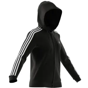 Fleece-Kapuzenpullover mit 3 Streifen, Damen adidas Essentials image-2