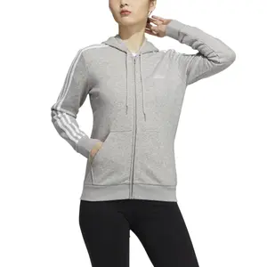 3-stribet fleece-hættetrøje til kvinder adidas Essentials image-3