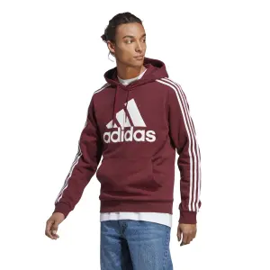 Sweatshirt capuz de lã com logótipo adidas Essentials 3-Stripes image-3