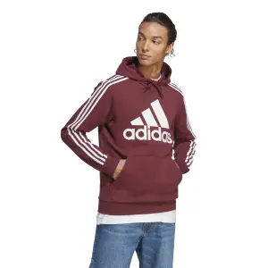 Sweatshirt capuz de lã com logótipo adidas Essentials 3-Stripes image-2
