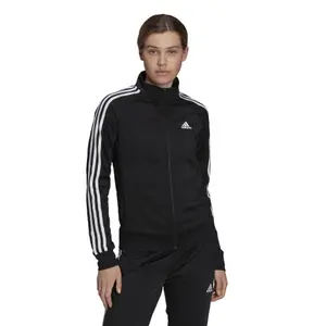 Chaqueta de chándal ajustada de 3 rayas para mujer adidas Primegreen Essentials image-1