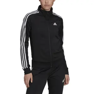Chaqueta de chándal ajustada de 3 rayas para mujer adidas Primegreen Essentials image-2