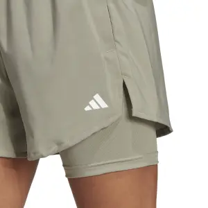 Women's 2-in-1 shorts adidas Aeroready Minimal image-4