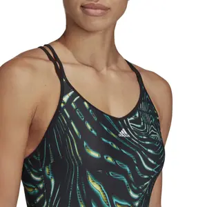 1-dels grafisk badedragt til kvinder adidas Souleaf image-6