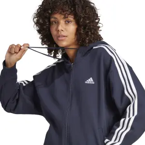 Sweat à capuche zippé oversize femme adidas Essentials 3-Stripes French Terry image-5