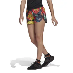 Blomstrede løbeshorts til kvinder adidas Run Fast image-1