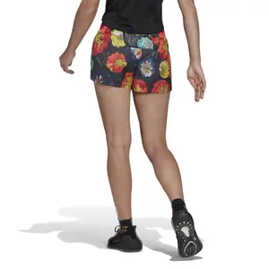 Blomstrede løbeshorts til kvinder adidas Run Fast image-2
