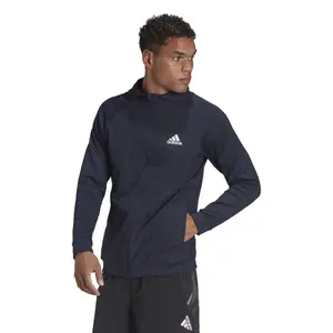Full zip hooded training sweatshirt adidas image-1