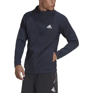 Full zip hooded training sweatshirt adidas image-2
