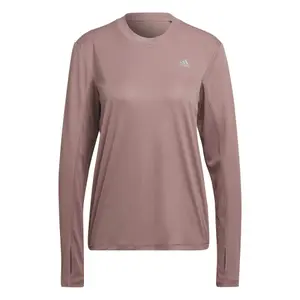 Camiseta deportiva de manga larga de 3 rayas para mujer adidas Brand Love image-3