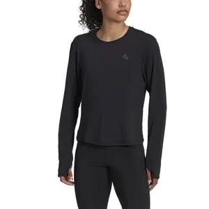 Maillot à manches longues femme adidas Run icons made with nature image-2