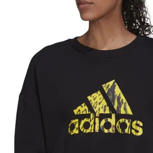 Sweatshirt mit Tierprint Frau adidas Future Icons image-5