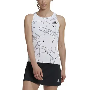 Camiseta de tirantes gráfica del club de tenis de mujer adidas image-2