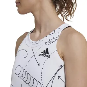 Camiseta de tirantes gráfica del club de tenis de mujer adidas image-6