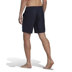 Pantalones cortos de baño de 3 rayas de longitud clásica adidas image-4