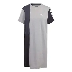 Vestido camisero de 3 rayas para mujer adidas Essentials Boyfriend image-3