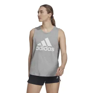 Camiseta de tirantes con logo para mujer adidas Essentials image-1