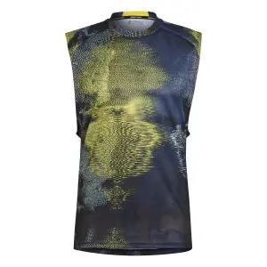 Camiseta de tirantes estampada adidas Techfit image-0