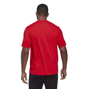 Camiseta de entrenamiento con gran distintivo deportivo adidas image-5