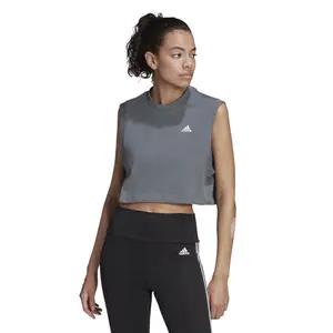 Camiseta de tirantes para mujer adidas Studio image-1
