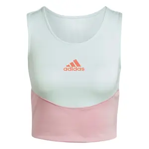Camiseta de tirantes de 3 rayas para mujer adidas image-3
