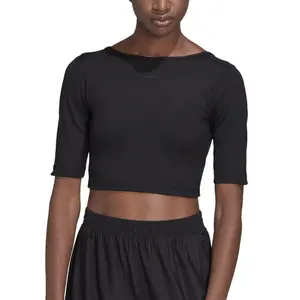 Camiseta de mujer con espalda abierta adidas Aeroready Studio image-4