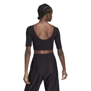 Camiseta de mujer con espalda abierta adidas Aeroready Studio image-5